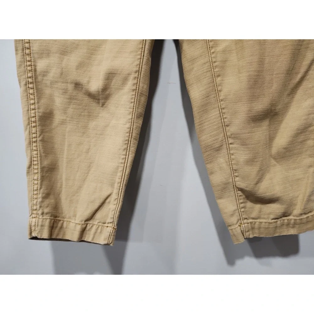 Madewell Cargo Pants Womens 27 Beige High Rise Pockets 100% Cotton Deep Pockets - Picture 4 of 14